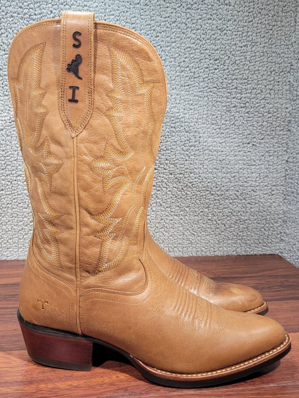 Tecovas The Britt Women's US Size 9B Latte Goat Cowgirl Boots